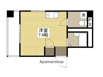 第8田中興産ビル(ワンルーム/6階)の間取り写真