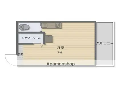 マグノリア堺町(ワンルーム/4階)の間取り写真