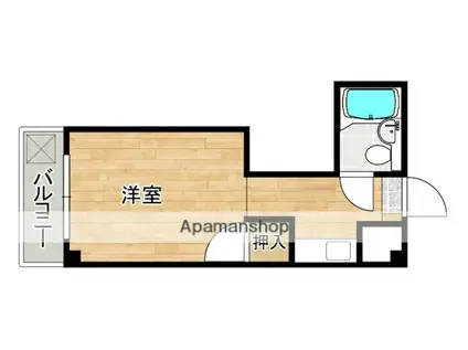 南千田柴崎ビル(ワンルーム/4階)の間取り写真