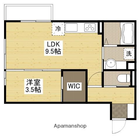 ソフィアコート神田(1LDK/2階)の間取り写真