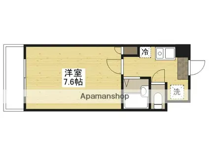 ルート大宮(1K/2階)の間取り写真