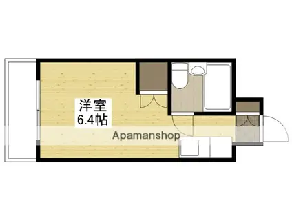 第2奥田ビル(ワンルーム/7階)の間取り写真