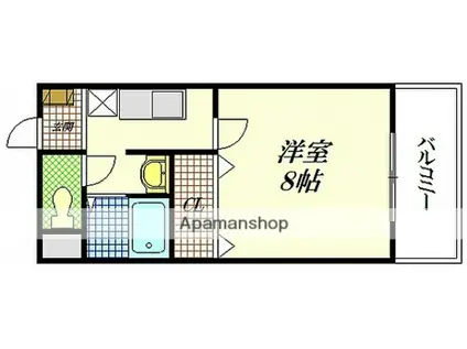 メゾン大須(1K/4階)の間取り写真