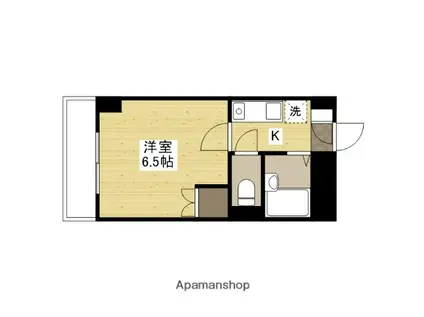 M CITY(1K/7階)の間取り写真