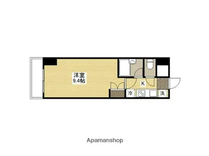 サンシャレオ城北(1K/3階)の間取り写真