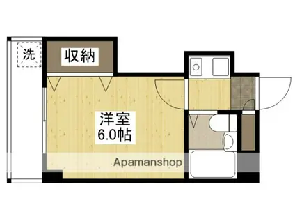 BUILD.K・I(1K/4階)の間取り写真