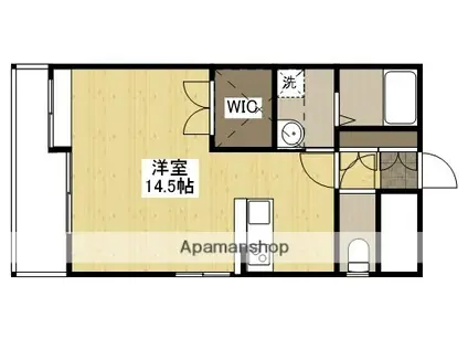 シティハイツ宇品(ワンルーム/9階)の間取り写真