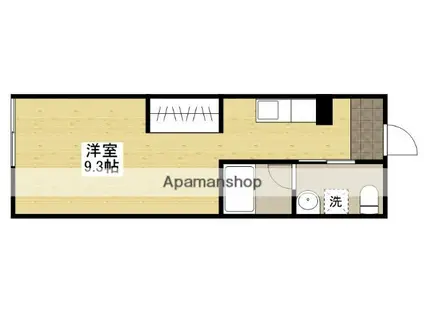 プリマヴェーラ大野中央(ワンルーム/2階)の間取り写真