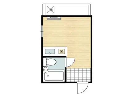 メゾン舟入(ワンルーム/3階)の間取り写真