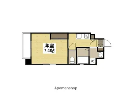 大和興産大州ビル(1K/3階)の間取り写真