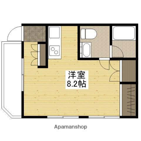 RENOVE HOUSE長束(ワンルーム/2階)の間取り写真