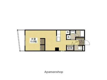 エスペランスモネ(ワンルーム/7階)の間取り写真