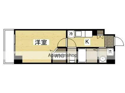 LEGEND PALACE(1K/4階)の間取り写真