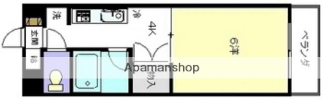 シティライフ出汐(1K/5階)の間取り写真