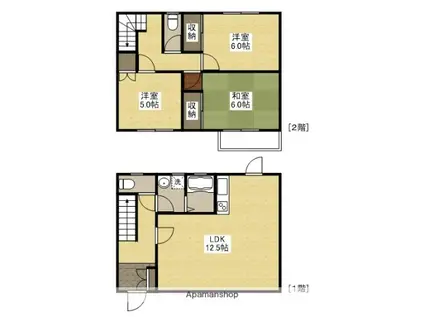 フィレンツェ原 C(3LDK)の間取り写真