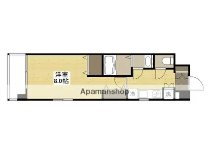 プレディアスタイル紙屋町(1K/10階)の間取り写真