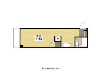 YYBLDG十日市(ワンルーム/3階)の間取り写真