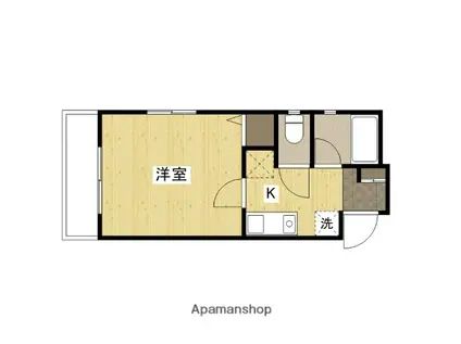 山根ビル光南(1K/3階)の間取り写真