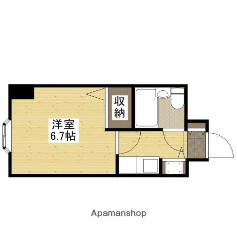 ダイアパレス横川公園(1K/2階)の間取り写真