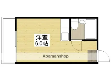 メゾンド長束Ⅰ(ワンルーム/2階)の間取り写真