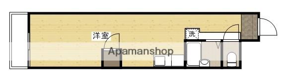 出島ビル(ワンルーム/5階)の間取り写真