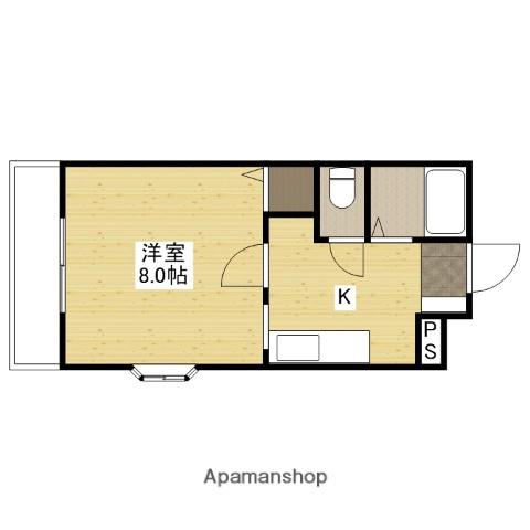 グラース中島壱番館(1K/1階)の間取り写真