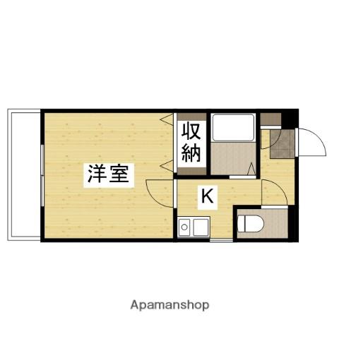 横川マンション(1K/5階)の間取り写真
