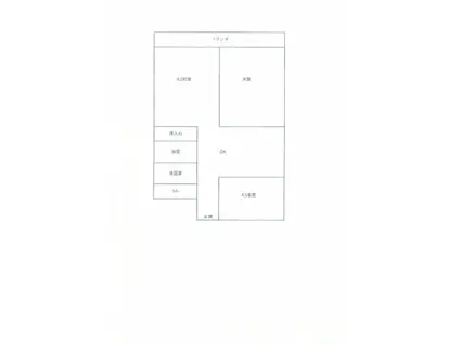 4山口ビル(3K/4階)の間取り写真