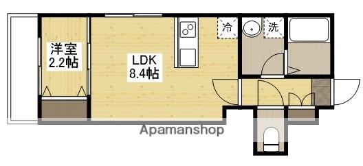 MOVE府中浜田弐番館(1LDK/3階)の間取り写真