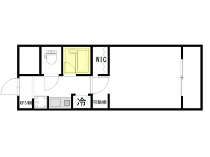 ハイツフォーシーズンズ(1K/5階)の間取り写真