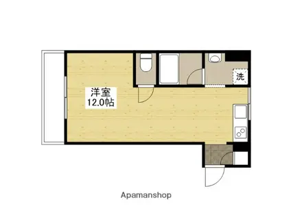 みかみビル(ワンルーム/3階)の間取り写真