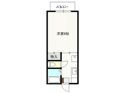 クリーンハウスコーポA棟(1DK/2階)の間取り写真