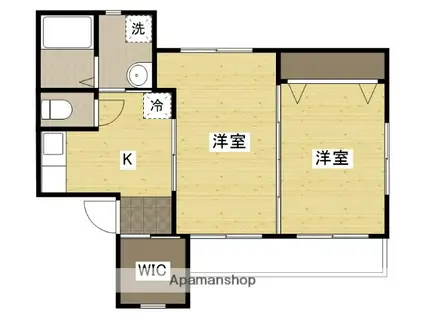 アイランドビル30(2K/3階)の間取り写真