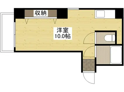 ウィンディア富士見町Ⅱ番館(ワンルーム/3階)の間取り写真