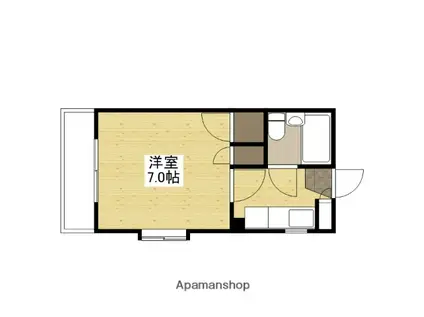 第3松岡ビル(1K/3階)の間取り写真