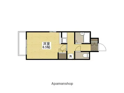 エステートベネフィット5フルタ(1K/2階)の間取り写真