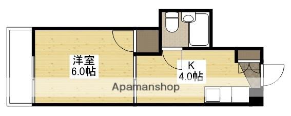 メゾン東雲Ⅰ(1K/5階)の間取り写真