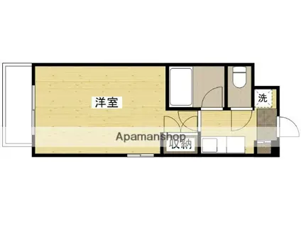 ANNEX牧本(1K/4階)の間取り写真