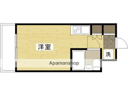 ライフプラス五日市三宅(ワンルーム/1階)の間取り写真