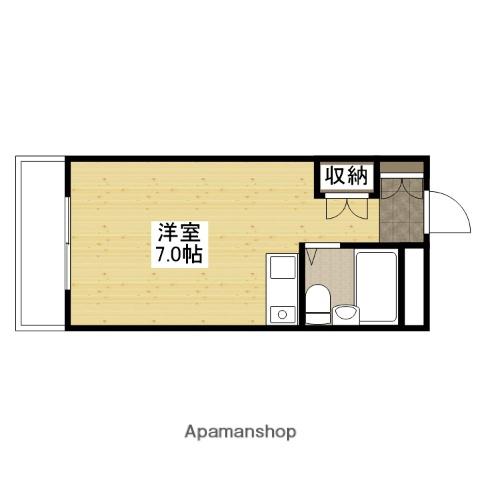 T-FOREST可部Ⅱ(ワンルーム/1階)の間取り写真