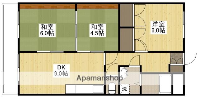 メゾニティ勇(3DK/2階)の間取り写真