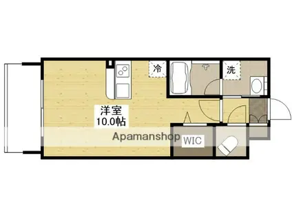 DER GLANZ.Y2比治山(ワンルーム/10階)の間取り写真