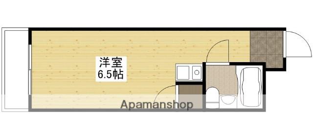 Mビル(ワンルーム/2階)の間取り写真