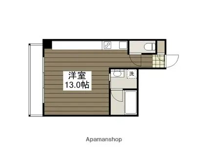 PLATINUM GATE GAREN(ワンルーム/3階)の間取り写真