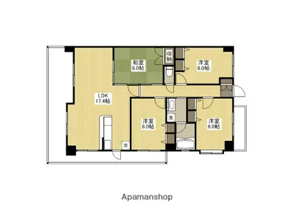 ステラKOI(4LDK/2階)の間取り写真