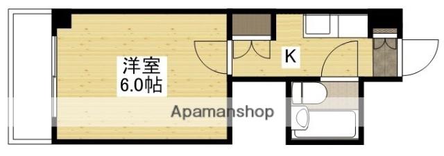 コーポ吉村(1K/4階)の間取り写真