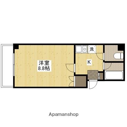 プルニエ長束Ⅱ(1K/3階)の間取り写真