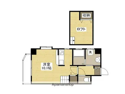 ARVADA BLD(ワンルーム/4階)の間取り写真