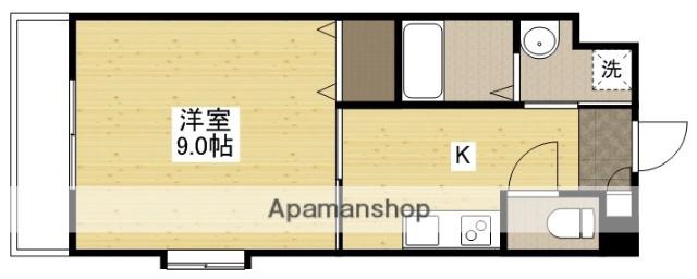 TYTハピネス(1K/5階)の間取り写真
