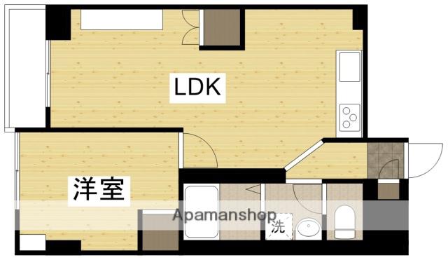 第2井原コーポ(2DK/3階)の間取り写真